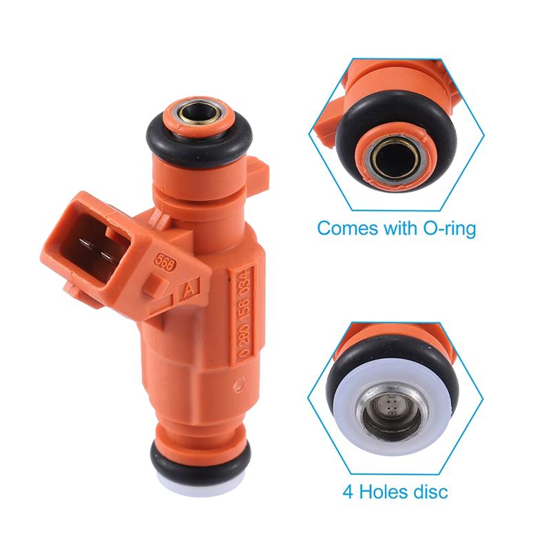 Durable-1Pcs 0280156034 1984E9 Fuel Injector For 206 307 Citroen Berlingo C2 C3 Xsara 1.6L