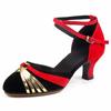2025 Профессиональная обувь для латинских танцев Женская летняя обувь на высоком каблуке Обувь для бальных танцев Tango Женская обувь для женщин Chaussure Femme Zapatillas
