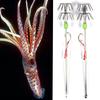 5PCS Luminous Squid Jig Hook Fishing Cuttlefish Squids Calamary Octopus Inkfish Bait Jigs Skewer