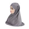 Beautiful Big Gilrs Muslim Hijab Solid Color Shawl Headscarf Hat New Islamic Scarf