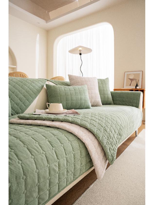 Нескользящие плюшевые диванные подушки в скандинавском пасторальном стиле для всех сезонов