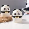 1PC Automatically Pops Up High-value Home Personalized Creativity Cute Panda Toothpick Holder Bucket Jar Panda Toothpick Box