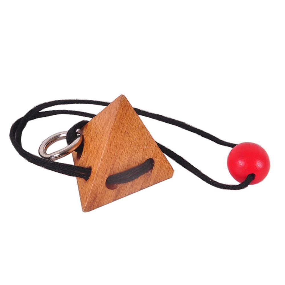 Lock Developmental Toys 3D Thinking Games Wooden Puzzle IQ Unlocking Toys Intelligent Unlock Toy