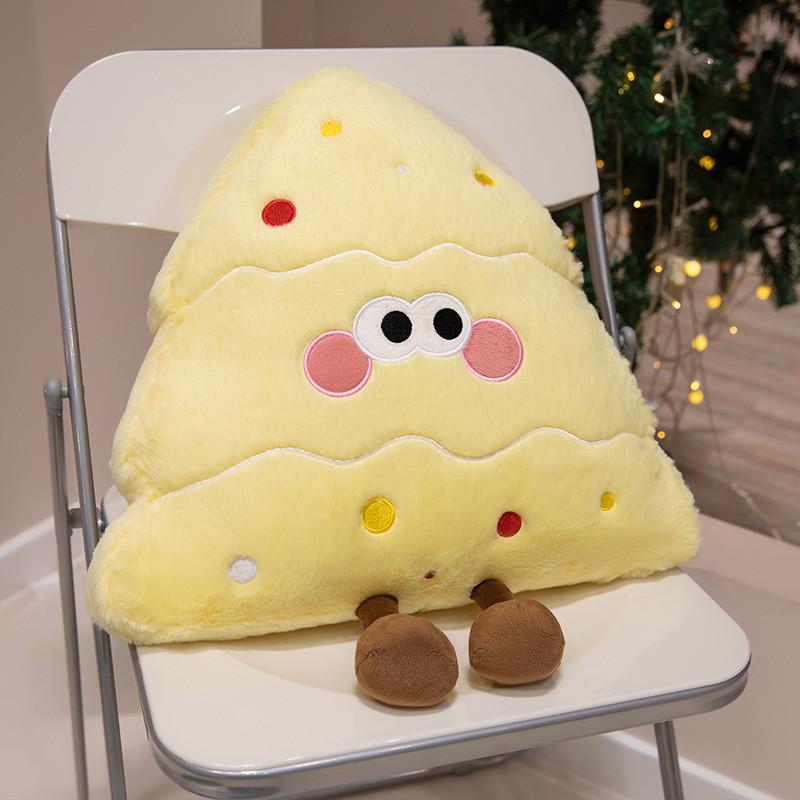 Очаровательная плюшевая кукла-подушка в виде рождественской елки, мягкая игрушка для детей, праздничный домашний декор, подарок
