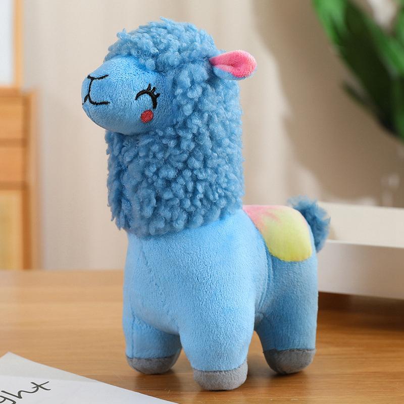 Alpaca Plush Toy Cute Fluffy Stuffed Animal Soft Sheep Pillow 1Pcs for Kids Gift Bedroom Sofa Decor