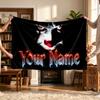 Pennywise (1) Personalized Name Blanket Soft Cozy Gift for Sofa Bed Couch Home Decoration