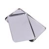Nordic Stainless Steel Rectangular Tray Pastry Food Baking Plates Pallet Storage Disk Snack Cake Dish Organizer Tray Home Decor