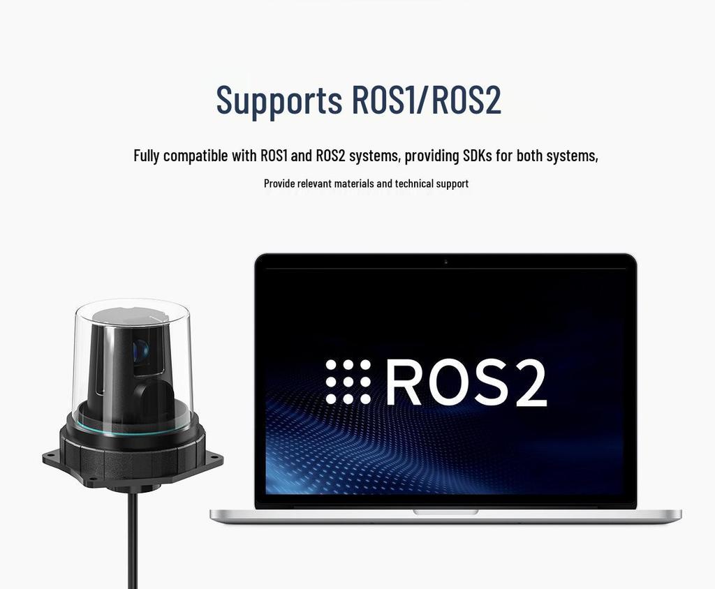 YDLIDAR TW3 Подводный лидарный датчик для ROS SLAM-навигации и TOF-картографирования