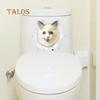 3D Cute Cat Wall Art Sticker Bathroom Toilet Lid Cover Decal Home Office Decor Decorative Supplies