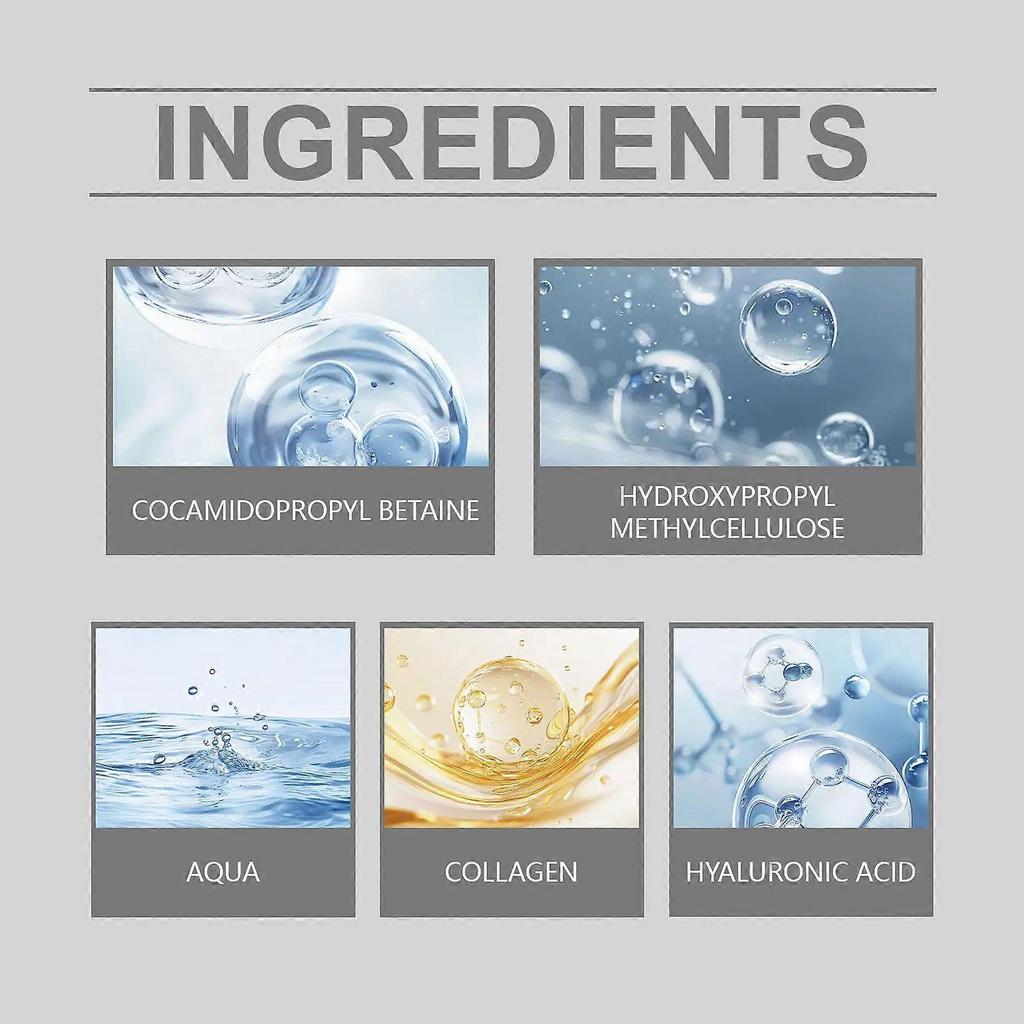 Hoygi Collagen Moisturizing Facial Cleanser - Gently Cleanses, Keeps Skin Hydrated, Soft, And Smooth, Suitable For Daily Care