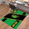 1pc Football club logo Print Area Rug - Soft, Washable Non-Slip Indoor Mat for Office Chairs, Living Room, Home Office Decorative Rug