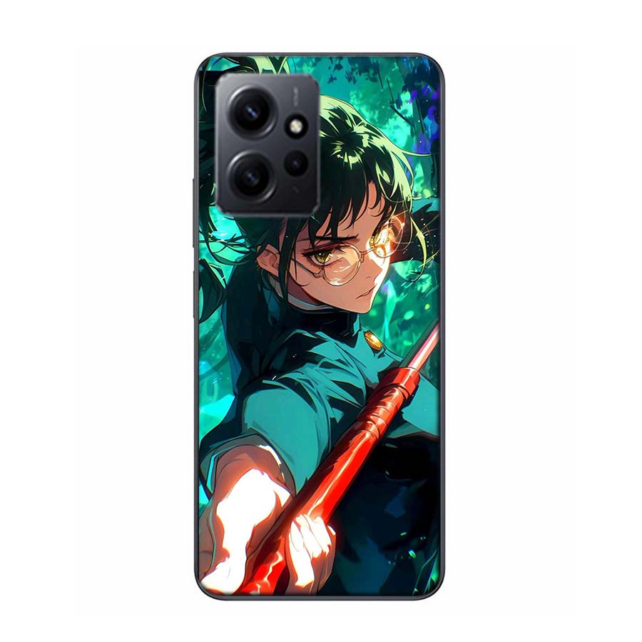 Maki Zenin Jujutsu Kaisen Phone Case For Redmi Note 14 15 Pro 5G 13 12 Pro Plus 11 11T 11E 11S 10 Pro 10S 9 9S Cover Cell Clear