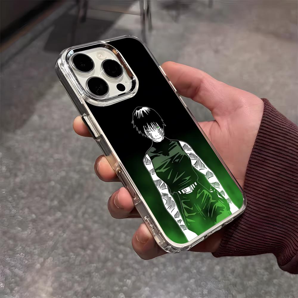 Чехол для телефона Maki Zenin Jujutsu Kaisen для iPhone 17 Air 16 E 15 14 13 12 11 Plus Pro Max Электроокрашенный Прозрачный Мягкий Чехол