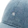 Newera newera cap 9TWENTY 14551011 N840TW267 MLB New York Yankees NY washed denim blue Micro Logo ONSPOTZ custom made hat Kyu Twenty Stylish street