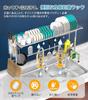 Dish drainer expandable from 50 to 90 stainless dish tension saves space above the kitchen utensil stainless for kitchen storage counter expandable