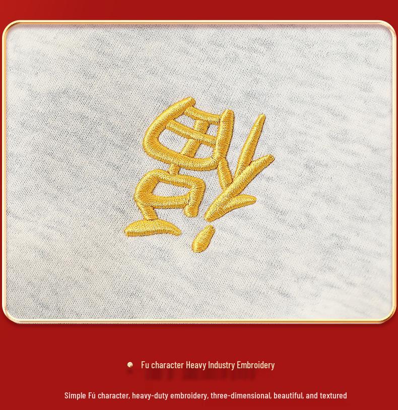 Детская зимняя толстовка с флисовой подкладкой "Год Лошади" - Праздничный теплый топ для мальчиков - Родитель-ребенок