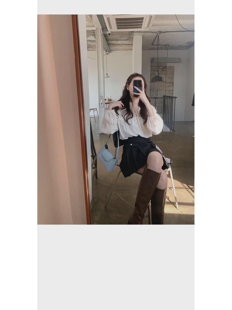 Женский корейский шикарный плиссированный кружевной солнцезащитный топ с длинными рукавами - новый нежный весенний стиль