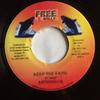7inch Record ANTHONY B / ZUMJAY - Keep The Faith / Father God The Big NONE Free Willy Jamaica Reggae, Ska & Dub Used