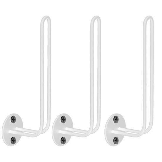 3 шт. Стеллажи для хранения бейсболок. Длинный крючок с перфорацией в стену. Большая несущая способность. Противоскользящая L-образная антикоррозийная подставка для шляп. Брелок. Держатель сумки для зонтика.