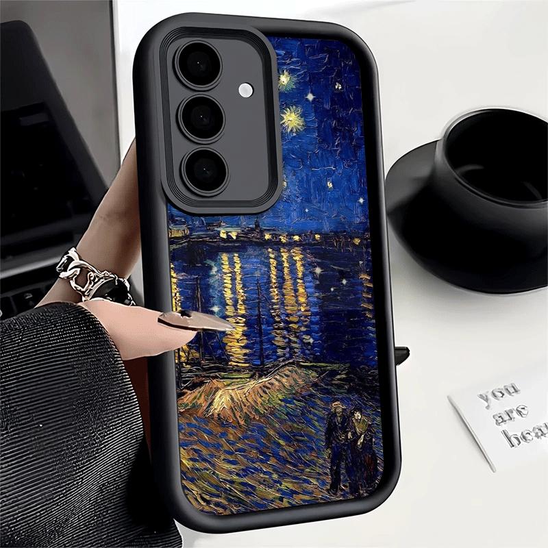 Чехол для телефона для Samsung Galaxy A17 A16 A15 A14 A13 Ван Гог Масляная живопись Эстетика A56 A36 A26 A55 A35 A25 A54 A34 A24 A53 A33 A