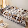 EIFLOY Ethnic Retro Sofa Towel Boho Cover Blanket Anti Scratch Couch Chair Furniture Protector 1/2/3/4 Seater for All Season