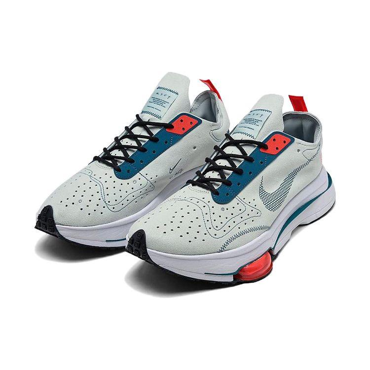 Nike Air Zoom-Type N.354 Светло-Серебристые Малиновые Кроссовки Унисекс Пепельно-Зеленые Ярко-Малиновые DC1854-001