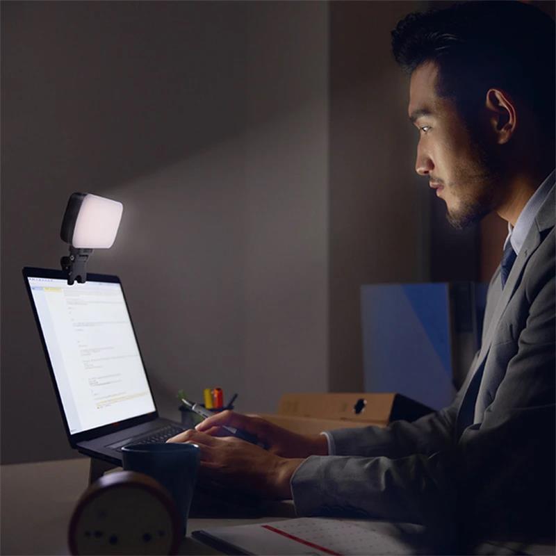 Мини портативный светодиодный видеосветильник для фотосъемки 5 Вт 6500 К сотовый телефон селфи прямая трансляция заполняющая лампа с 3 холодными башмаками лампа для видеоблога