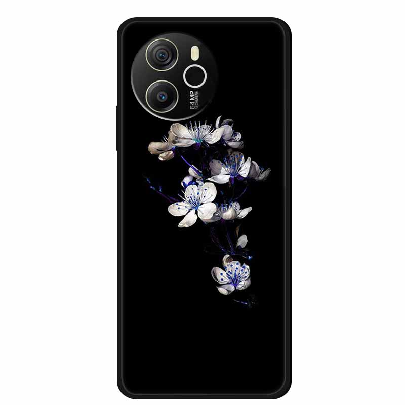 Coque For Blackview Shark 8 Case Cute Cartoon Black Silicone Soft Phone Cases For Blackview Shark 8 Back Cover Case Shark8 Funda