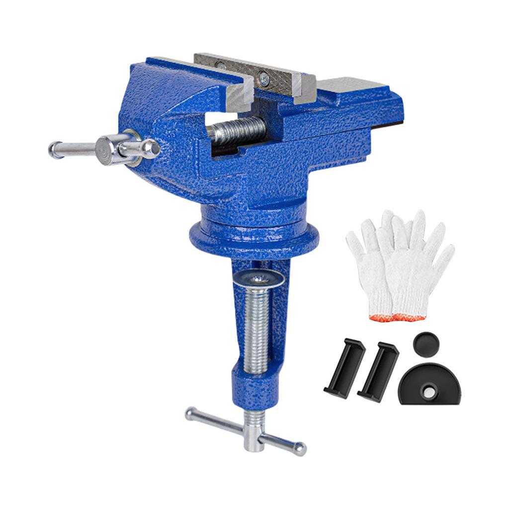 Универсальные маленькие тиски с поворотом на 360 градусов Маленькие верстачные тиски Бытовые настольные тиски Верстак для деревообработки для рабочего стола Шлифовальный станок