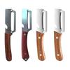 Vegetable Peeler with Wooden Handle Stainless Steel Blade Bottle Opener Non-Slip Grip Fruit Peeler for Potatoes Carrots Fruits
