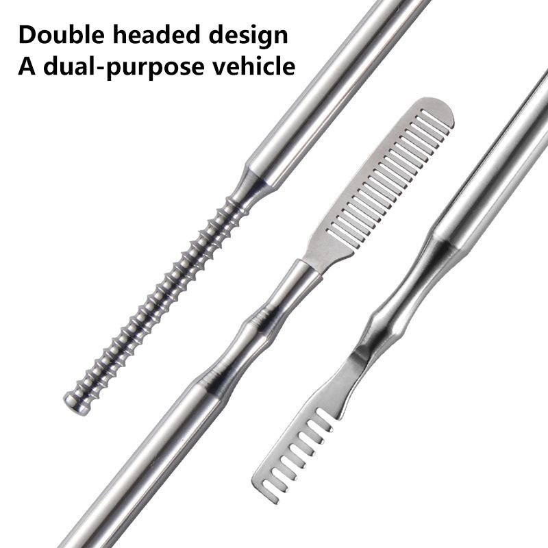 L/S Нержавеющая сталь для завивки ресниц Инструменты для поднятия ресниц Металлические стержни для очистки Макияж Ресницы Щипцы для завивки Разделитель Принадлежности для наращивания ресниц