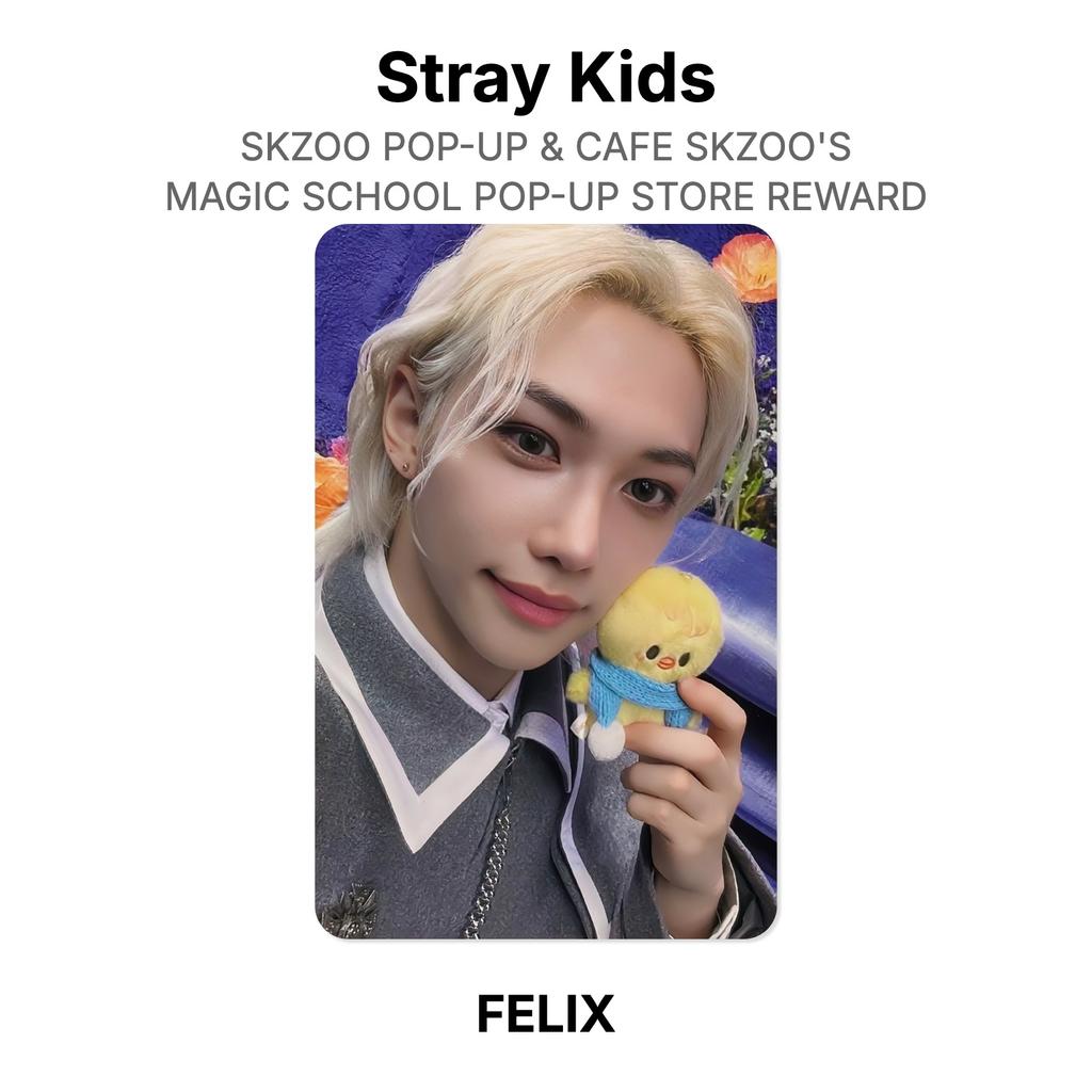 Stray Kids SKZOO POP-UP & CAFE SKZOO'S MAGIC SCHOOL POP-UP STORE НАГРАДА Официальная фотокарточка
