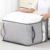 S/M/L 1 шт. серая сумка для хранения одежды, сумка для хранения одеял, сумка для сортировки одежды в гардеробе с окошком, водонепроницаемая сумка для хранения