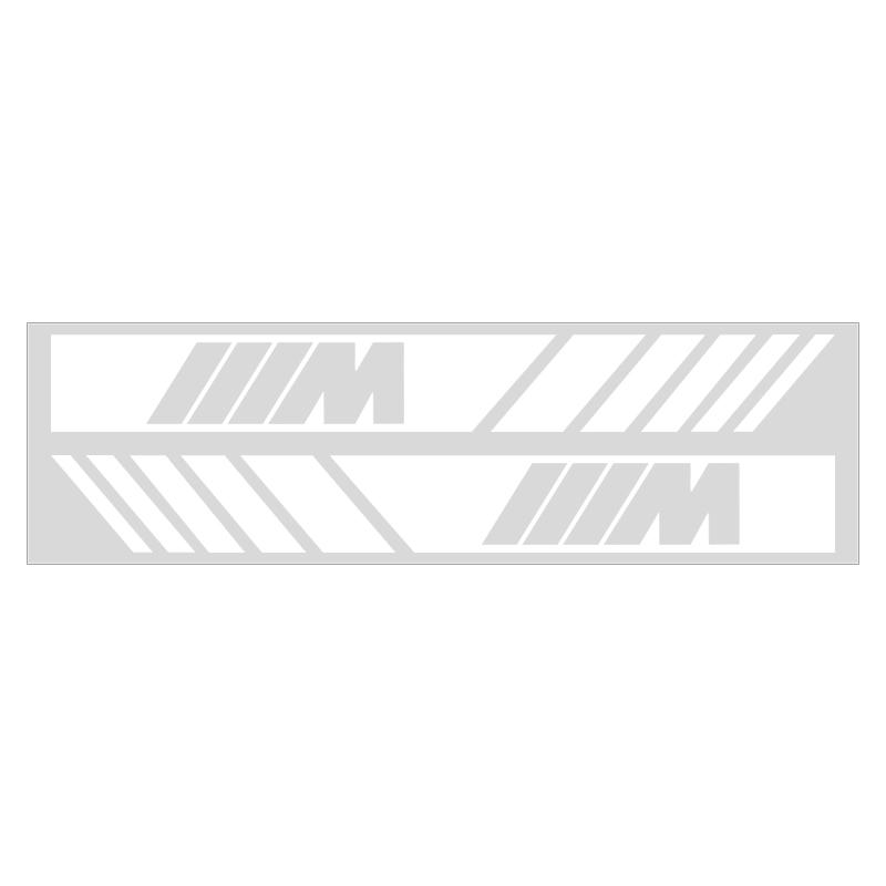 Наклейки с полосами для автомобиля, Светоотражающие виниловые наклейки для зеркала заднего вида, Украшение для BMW Performance X3 X5 X2 X4 X6 X7 E28 E30 E34 E53 E61