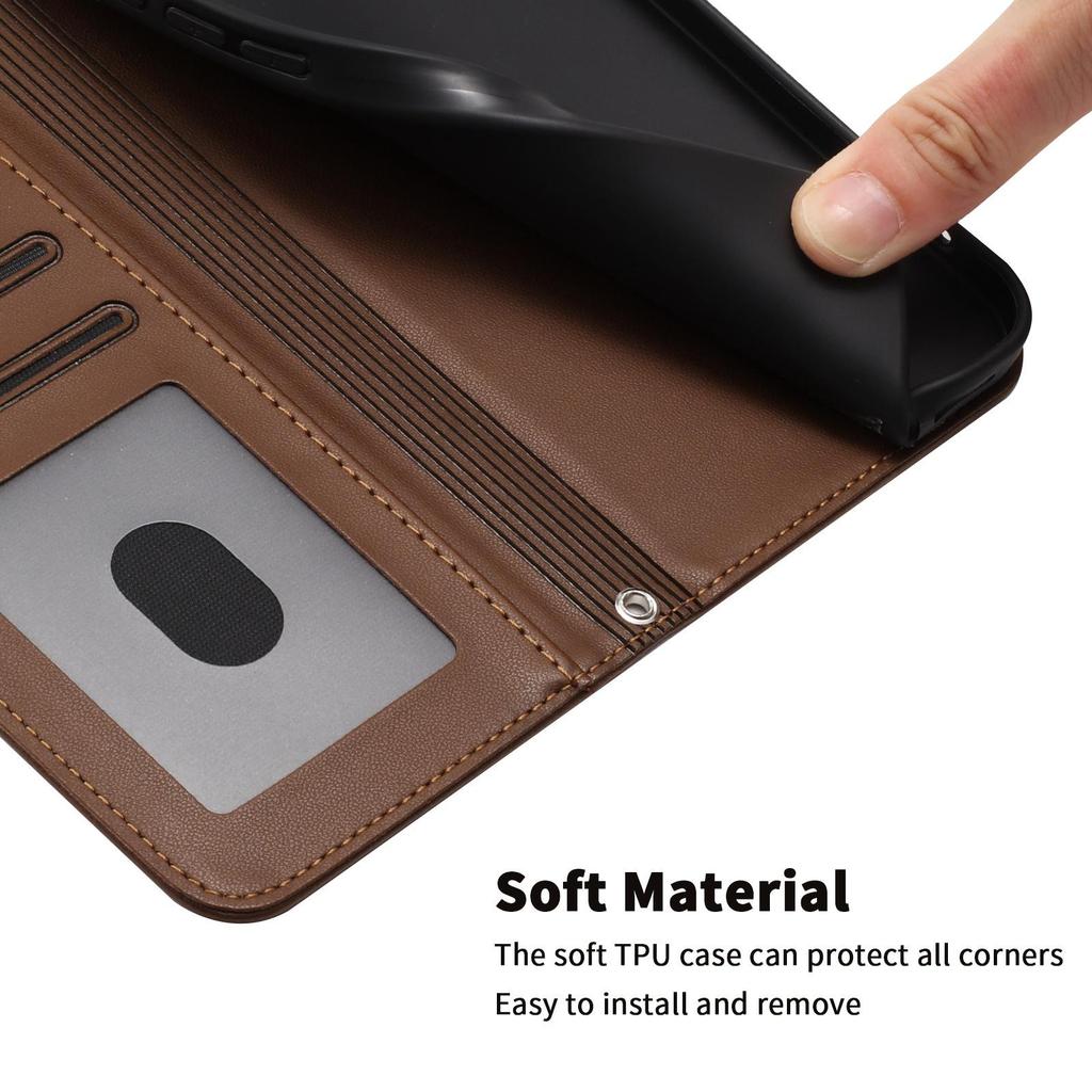 Кожаный чехол-книжка с тиснением и держателем для карт для Cubot P90/Note 60