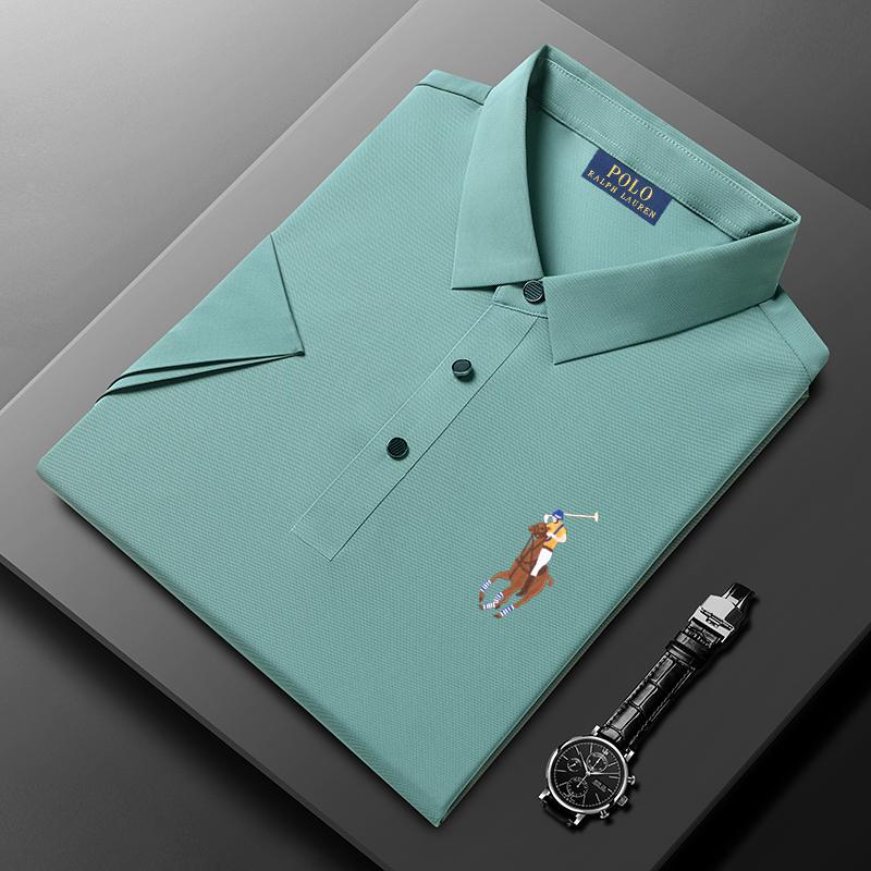 Polo Ralph Lauren 2025 Лето Новая Цветная Вышивка Пони Бизнес Поло для Отдыха