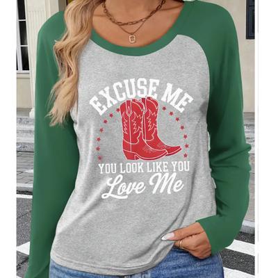 2025 Осень и Зима Женский Новый Повседневный Топ с Круглым Вырезом и Длинным Рукавом 3D Ретро Узор