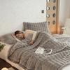 Warm Winter Blanket Milk Velvet Fleece Flannel Soft Thick Plush Blankets for Bed Sofa Single Double Couple Size Fluffy Bedspread