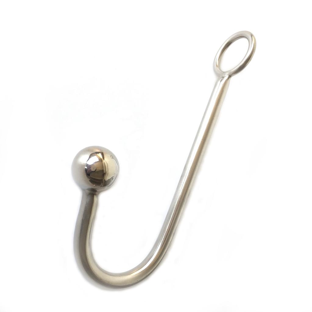 Black Emperor High Quality Stainless Steel Waterproof Anal Hook with Ball Hole Anal Plug for Butt Anal Sex Toys Adult Products