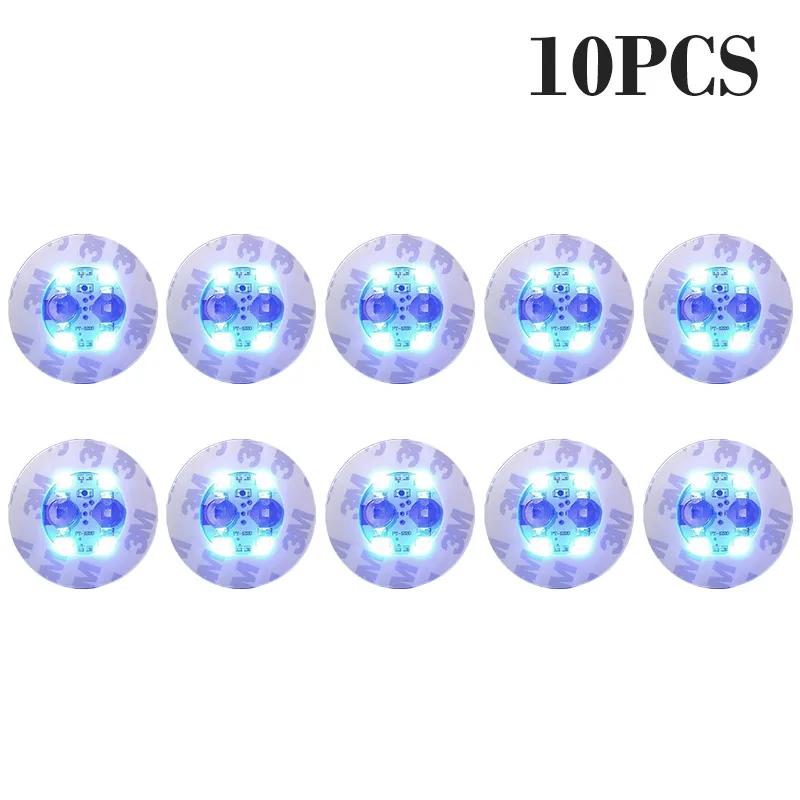 100 шт. светодиодный коврик для посуды, светящаяся наклейка, цветная мигающая наклейка на бутылку, светящаяся подставка под стакан, барная стойка