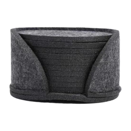 10 шт. фетровые подставки, теплоизоляция, водопоглощение, защита от ожогов, чашка, бутылка для напитков, противоскользящие салфетки