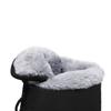 Womens Waterproof Snow Ankle Boots 2024 Winter Fluffy Warm Short Boots Down Patchwork Comfortable Wedges Shoes