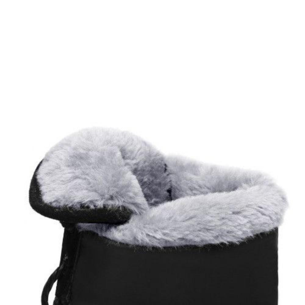 Womens Waterproof Snow Ankle Boots 2024 Winter Fluffy Warm Short Boots Down Patchwork Comfortable Wedges Shoes