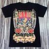 2025 Guns N 'Roses Рокеры Guns N' Roses Европейские и Американские Мужская и Женская Бандиты Футболка С Коротким Рукавом