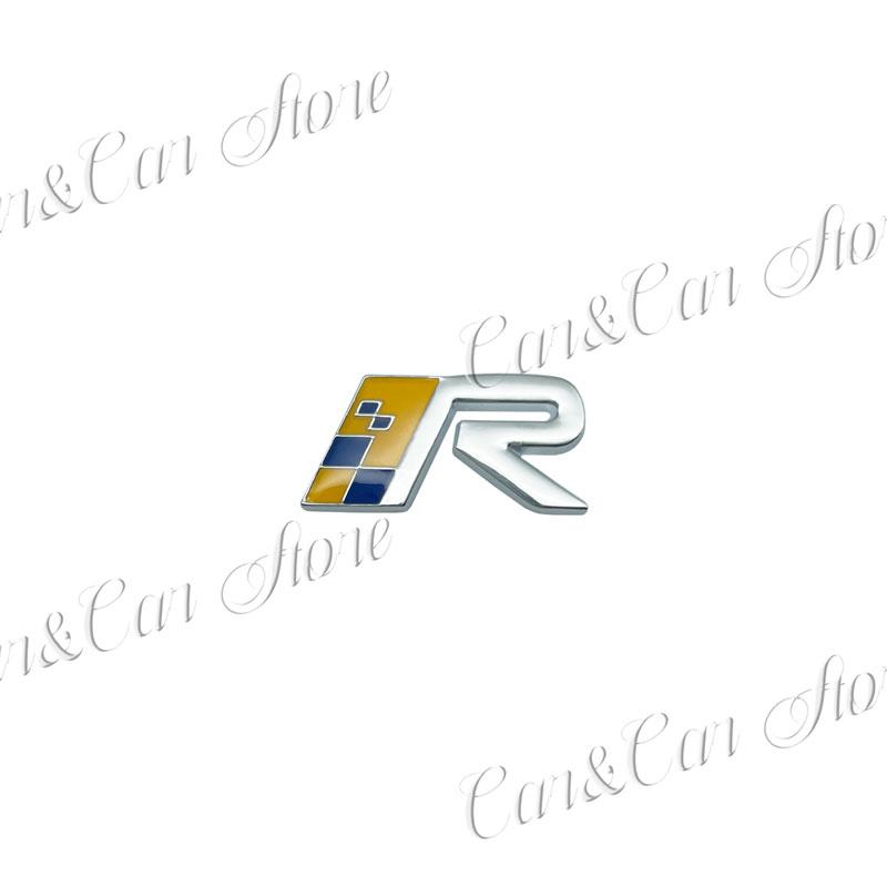 Auto 3D Metal Moose Test Deer Logo Swedish Flag R Design Badge Sticker For Volvo XC40 XC60 V40 C30 Rear Trunk Fender Side Decor