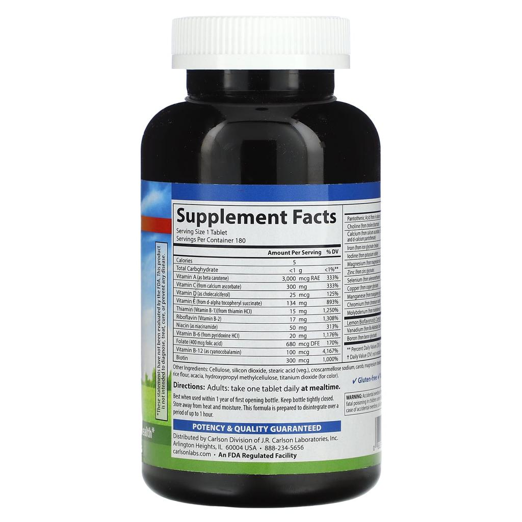 Super 1 Daily, Veggie Tablets 180 Tablets