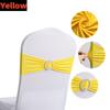 New 50-10PCS Elastic Chair Knot Wedding Decoration Buckle Sashes Back Cover Mariage Hotel Home Seat Elegant Modern Ribbon Decors