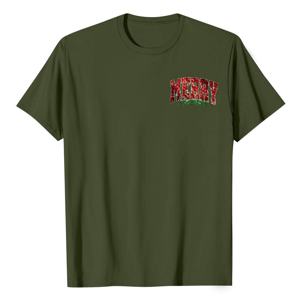 Women's Casual Printed T-Shirt Round Neck Pullover Short Sleeve Top