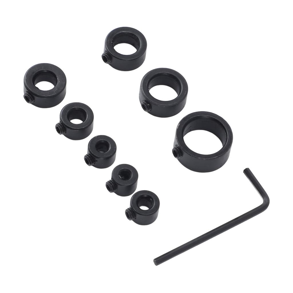 8 шт. кольцо-ограничитель глубины сверла от 3 до 16 мм из углеродистой стали для сверления по дереву