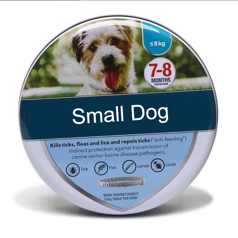 Ошейники от блох и клещей для собак, 8-месячный ошейник от блох, защита домашних животных, регулируемый ошейник для крупных собак, щенков, кошек, собак, аксессуары